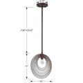 CRYSTORAMA, DORAL FORGED PENDANT, PENDANT LIGHT