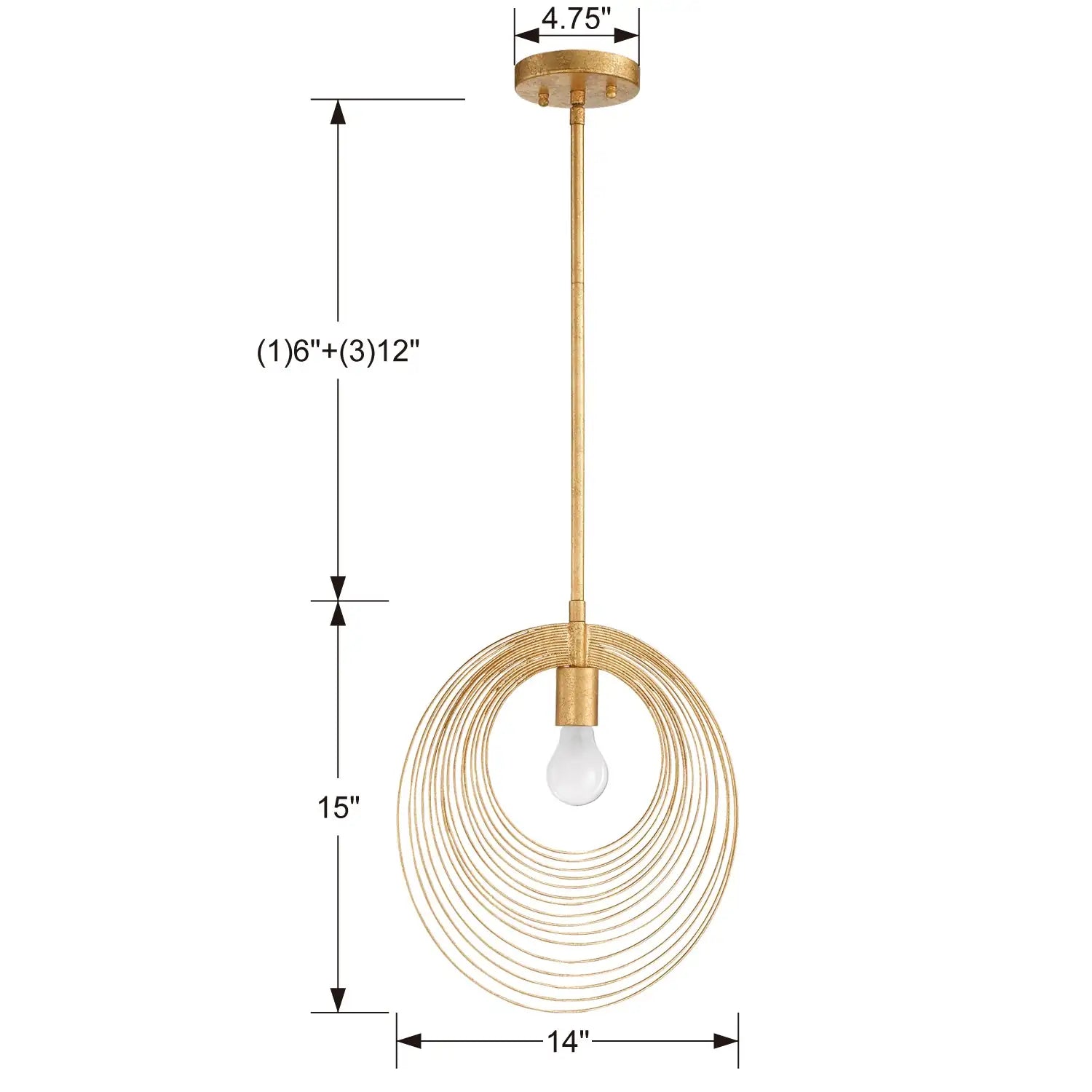 CRYSTORAMA, DORAL PENDANT, PENDANT LIGHT