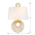 CRYSTORAMA, DORAL RENAISSANCE SCONCE, WALL SCONCES