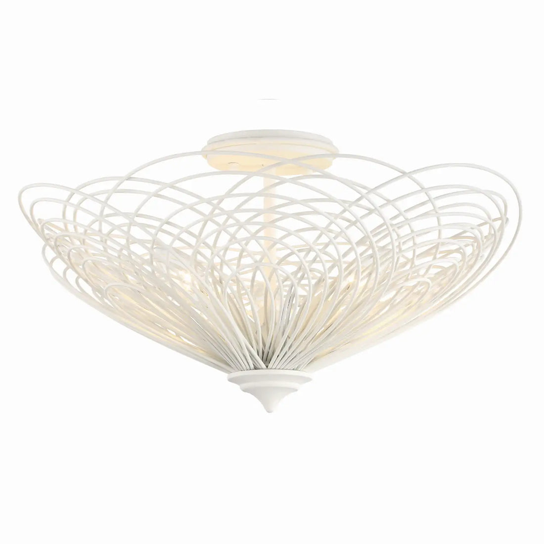 CRYSTORAMA, DORAL SEMI FLUSH MOUNT, FLUSH MOUNT CEILING LIGHTS