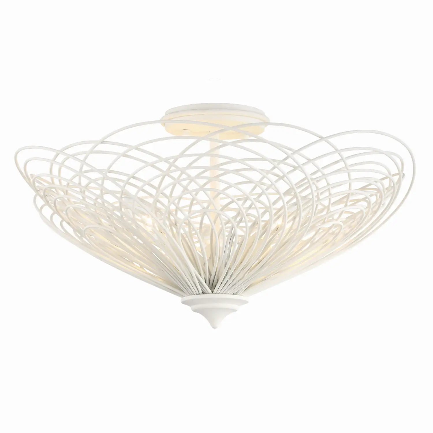 CRYSTORAMA, DORAL SEMI FLUSH MOUNT, FLUSH MOUNT CEILING LIGHTS