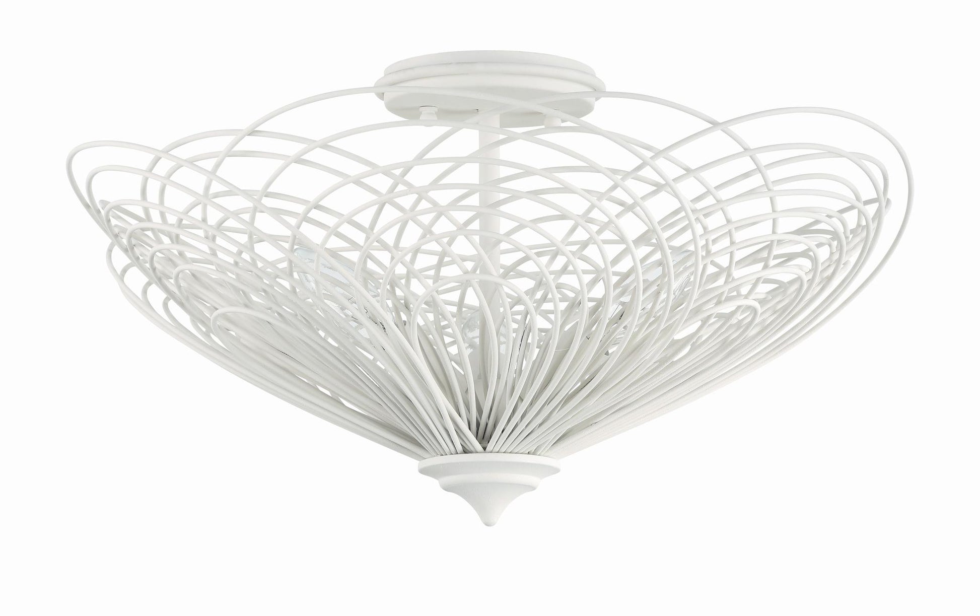 CRYSTORAMA, DORAL SEMI FLUSH MOUNT, FLUSH MOUNT CEILING LIGHTS