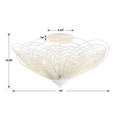 CRYSTORAMA, DORAL SEMI FLUSH MOUNT, FLUSH MOUNT CEILING LIGHTS