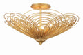 CRYSTORAMA, DORAL RENAISSANCE SEMI FLUSH MOUNT, FLUSH MOUNT CEILING LIGHTS