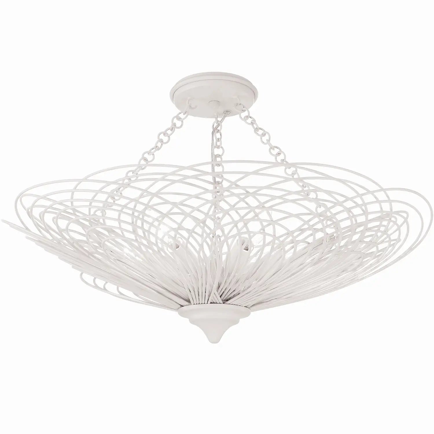 CRYSTORAMA, DORAL SEMI FLUSH MOUNT, FLUSH MOUNT CEILING LIGHTS