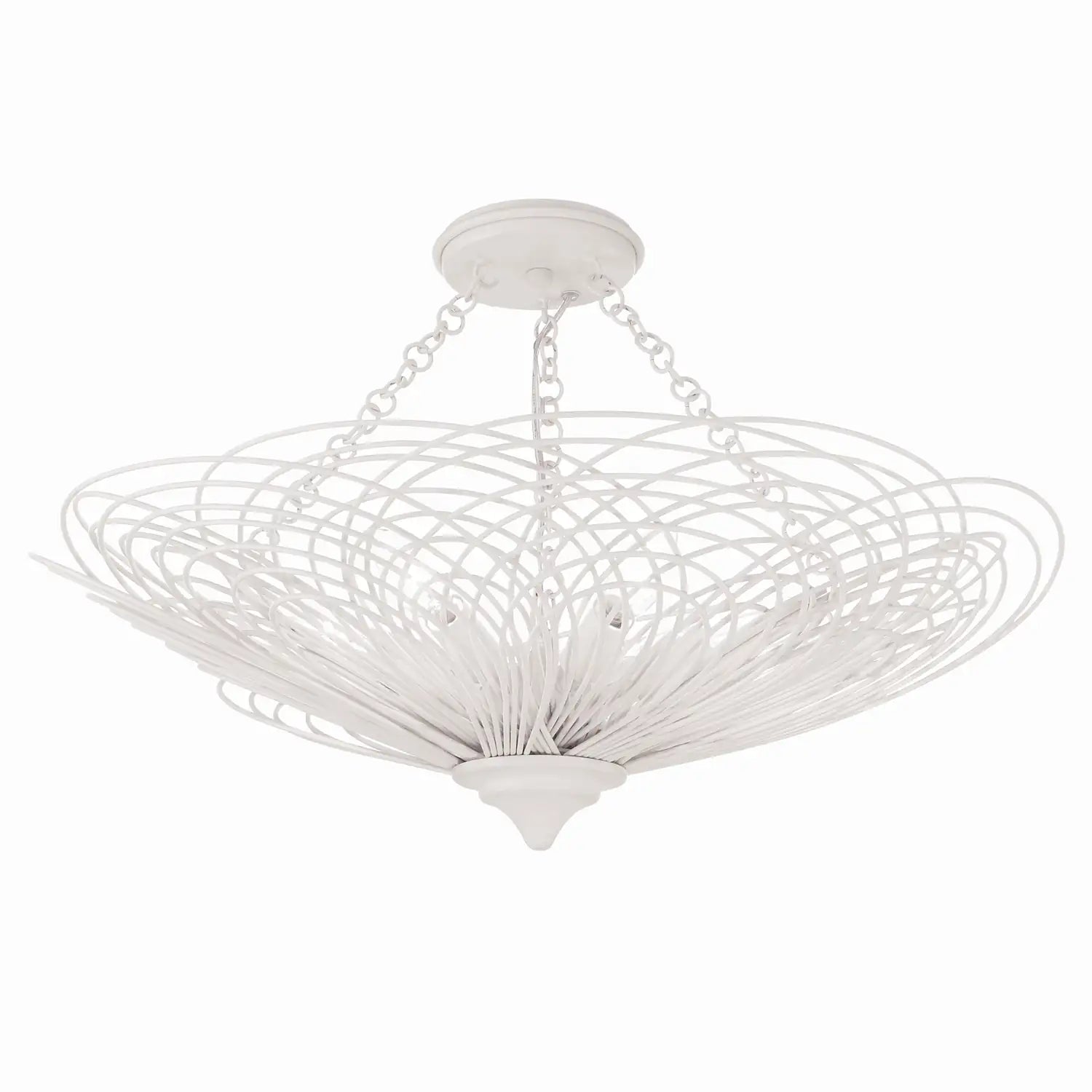 CRYSTORAMA, DORAL SEMI FLUSH MOUNT, FLUSH MOUNT CEILING LIGHTS