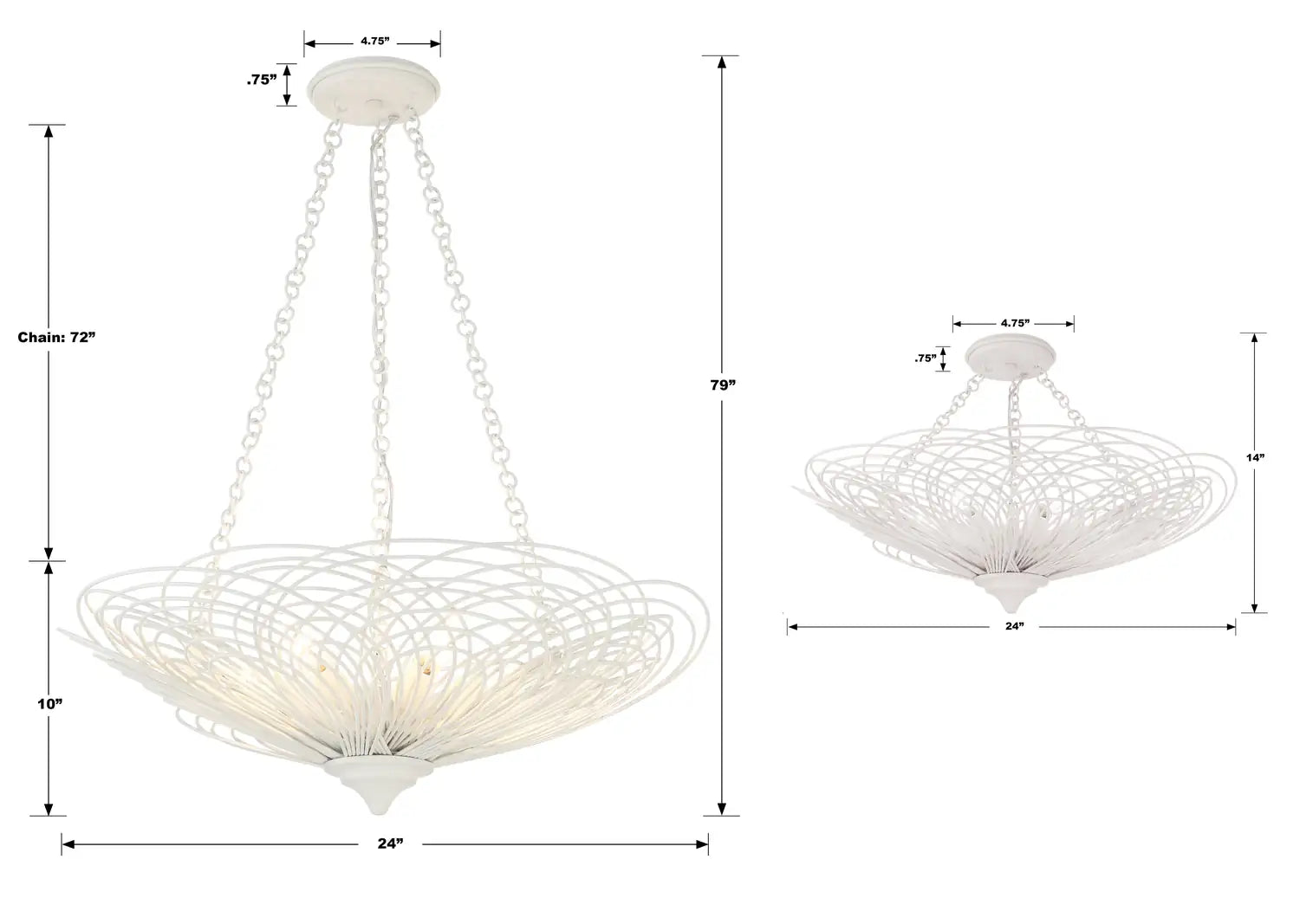 CRYSTORAMA, DORAL CHANDELIER, CHANDELIER LIGHT