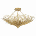CRYSTORAMA, DORAL RENAISSANCE SEMI FLUSH MOUNT, FLUSH MOUNT CEILING LIGHTS