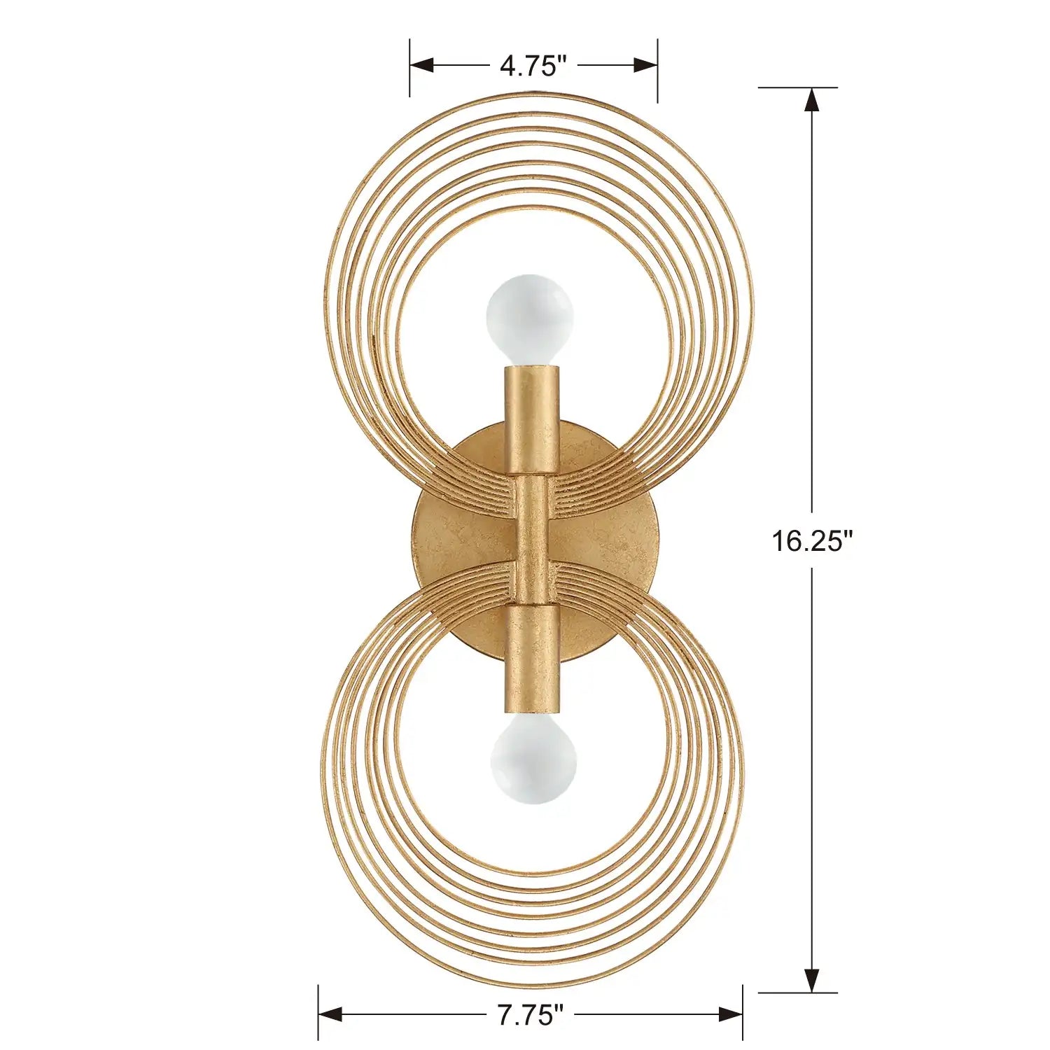 CRYSTORAMA, DORAL RENAISSANCE SCONCE, WALL SCONCES