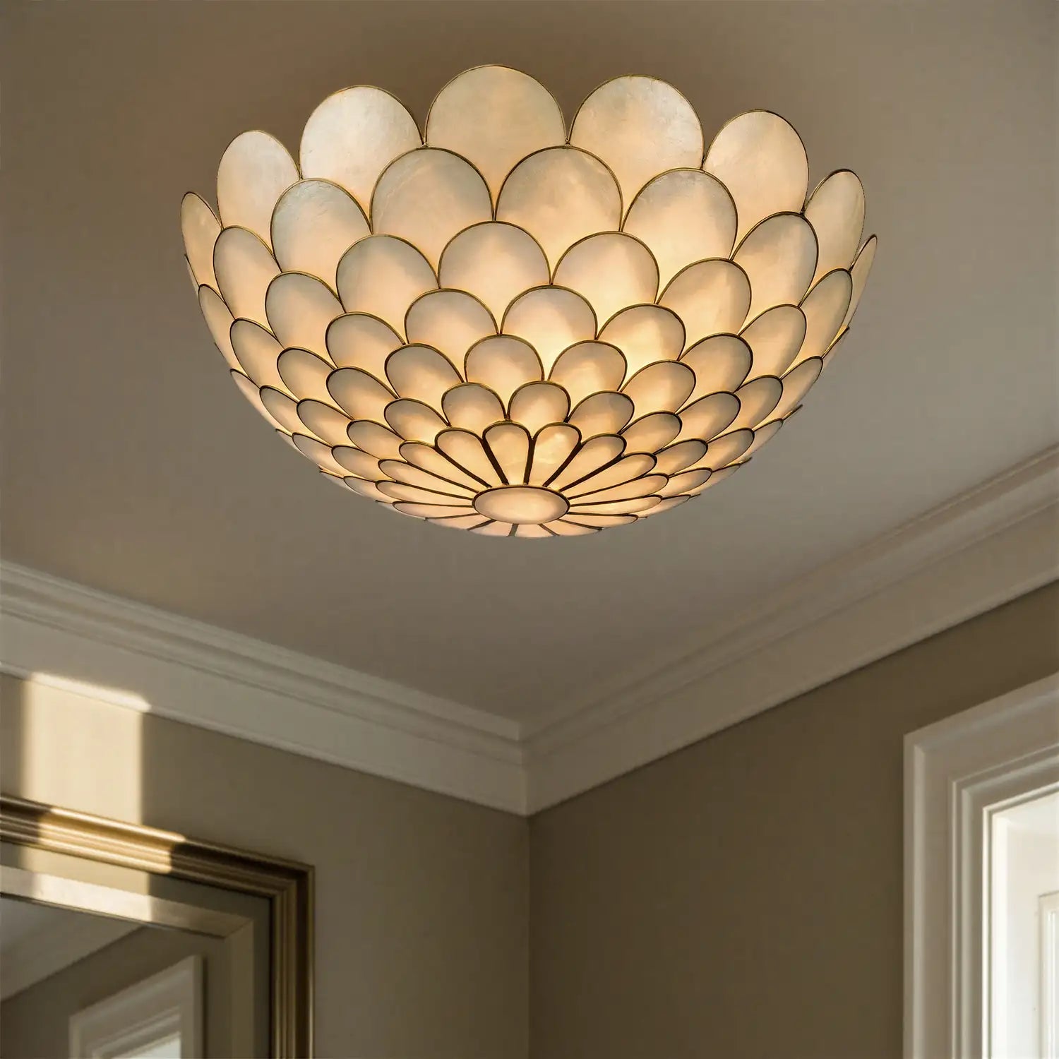 CRYSTORAMA, DARBY LED SEMI FLUSH MOUNT, FLUSH MOUNT CEILING LIGHTS