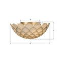 CRYSTORAMA, DARBY LED SEMI FLUSH MOUNT, FLUSH MOUNT CEILING LIGHTS