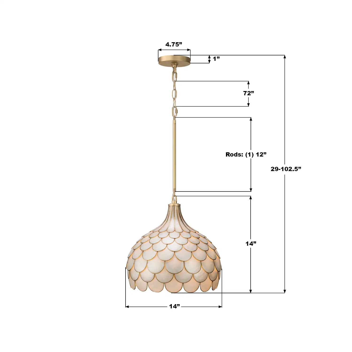 CRYSTORAMA, DARBY PENDANT, PENDANT LIGHT