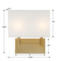 CRYSTORAMA, DURHAM SCONCE, WALL SCONCES