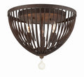 CRYSTORAMA, DUVAL FORGED FLUSH MOUNT, FLUSH MOUNT CEILING LIGHTS