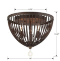 CRYSTORAMA, DUVAL FORGED FLUSH MOUNT, FLUSH MOUNT CEILING LIGHTS