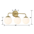 CRYSTORAMA, MAVERICK BATHROOM VANITY, VANITY LIGHT