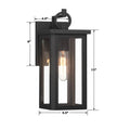 CRYSTORAMA BOADIE LED OUTDOOR SCONCE