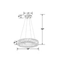 CRYSTORAMA, KINSLEY INTEGRATED LED CHANDELIER, CHANDELIER LIGHT