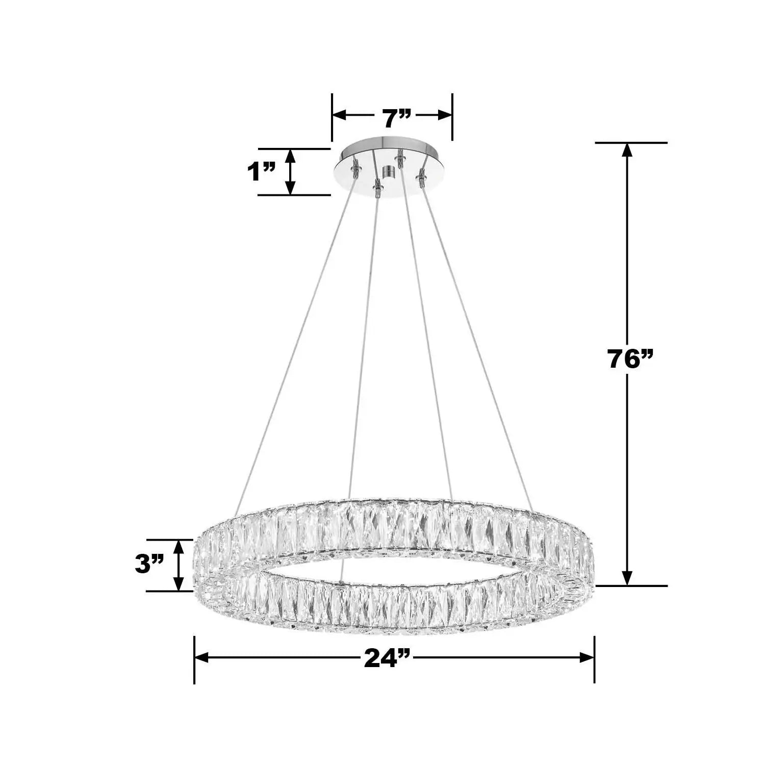 CRYSTORAMA, KINSLEY INTEGRATED LED CHANDELIER, CHANDELIER LIGHT