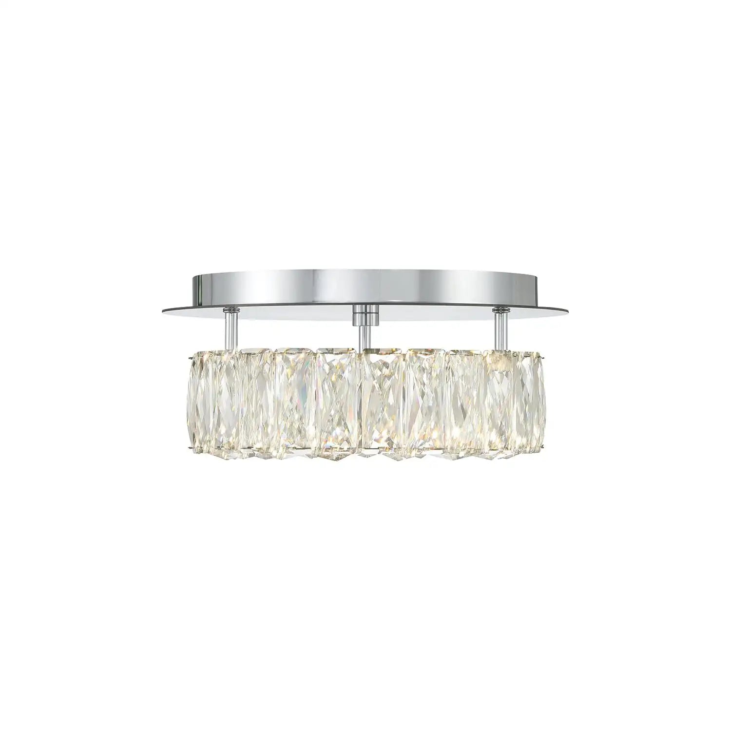 CRYSTORAMA, KINSLEY INTEGRATED LED FLUSH MOUNT, FLUSH MOUNT CEILING LIGHTS
