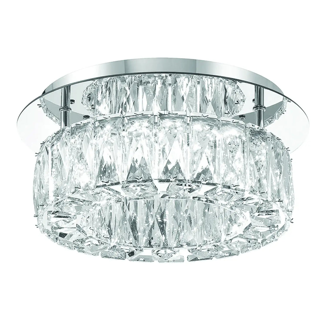 CRYSTORAMA, KINSLEY INTEGRATED LED FLUSH MOUNT, FLUSH MOUNT CEILING LIGHTS