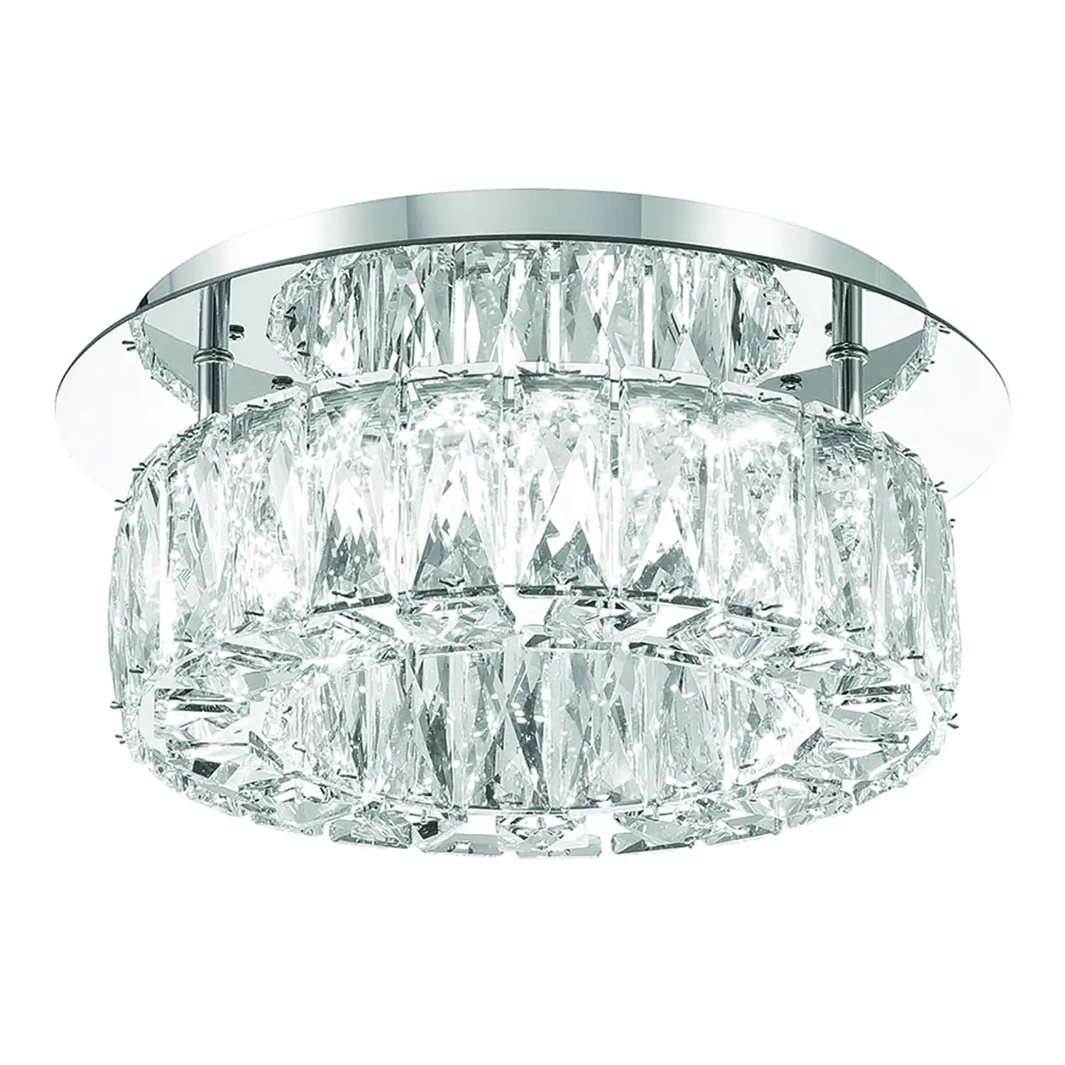 CRYSTORAMA, KINSLEY INTEGRATED LED FLUSH MOUNT, FLUSH MOUNT CEILING LIGHTS