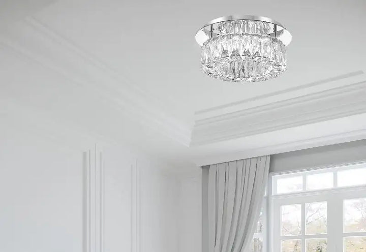 CRYSTORAMA, KINSLEY INTEGRATED LED FLUSH MOUNT, FLUSH MOUNT CEILING LIGHTS
