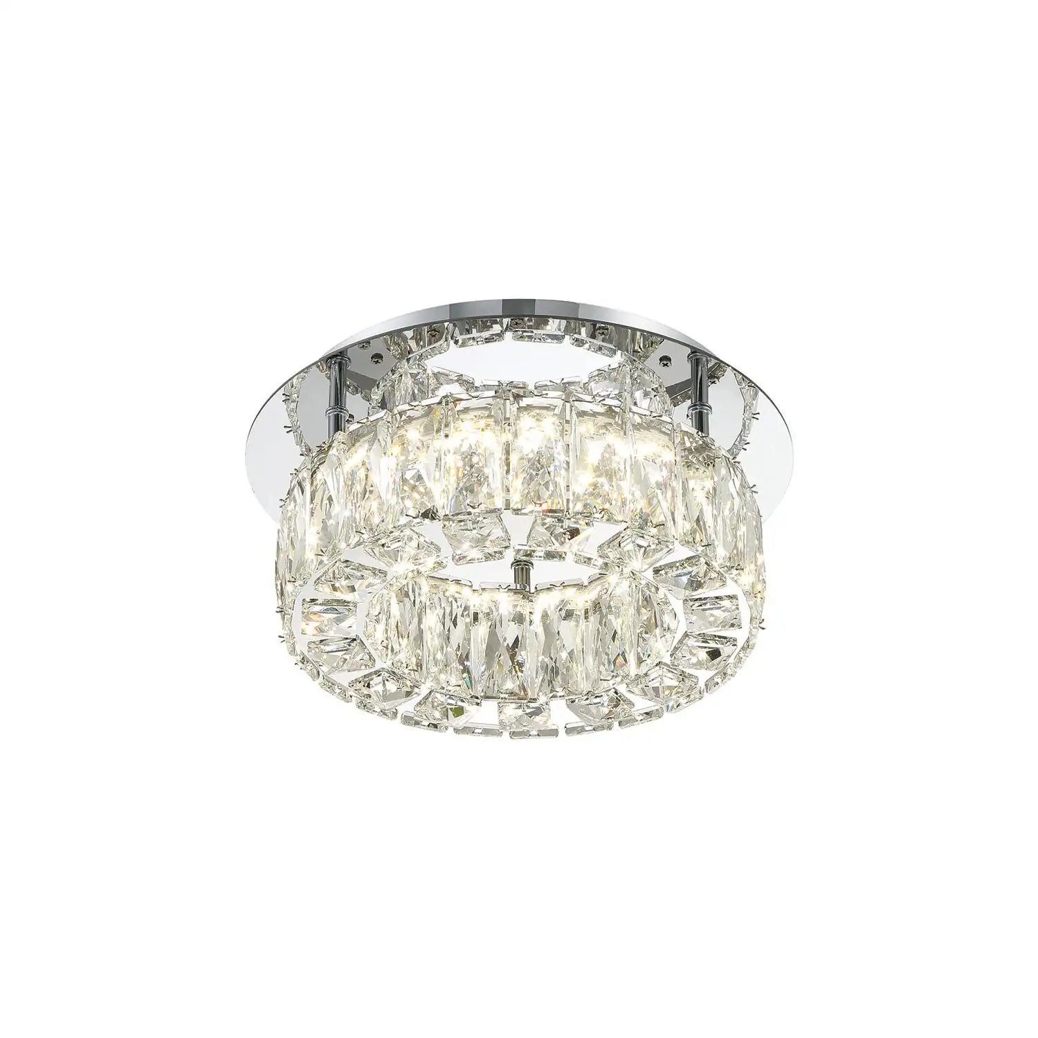 CRYSTORAMA, KINSLEY INTEGRATED LED FLUSH MOUNT, FLUSH MOUNT CEILING LIGHTS