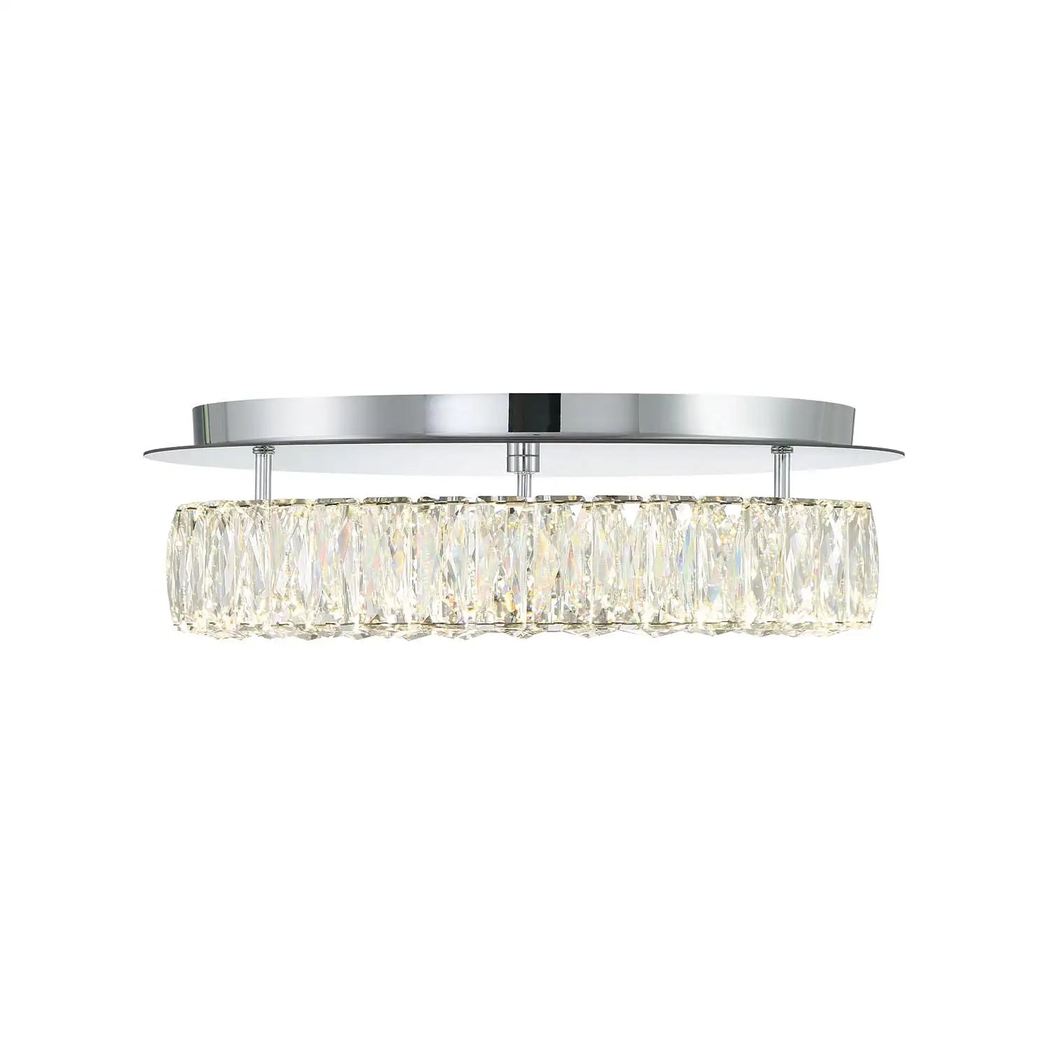 CRYSTORAMA, KINSLEY INTEGRATED LED FLUSH MOUNT, FLUSH MOUNT CEILING LIGHTS