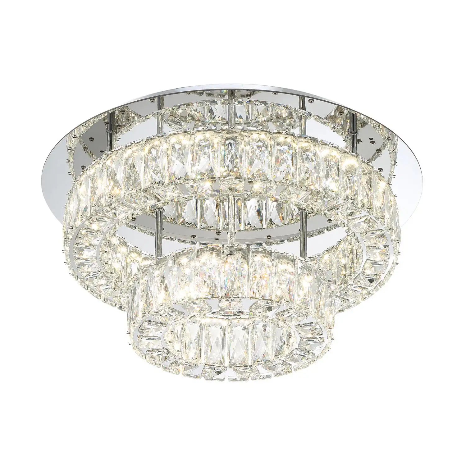 CRYSTORAMA, KINSLEY INTEGRATED LED FLUSH MOUNT, FLUSH MOUNT CEILING LIGHTS