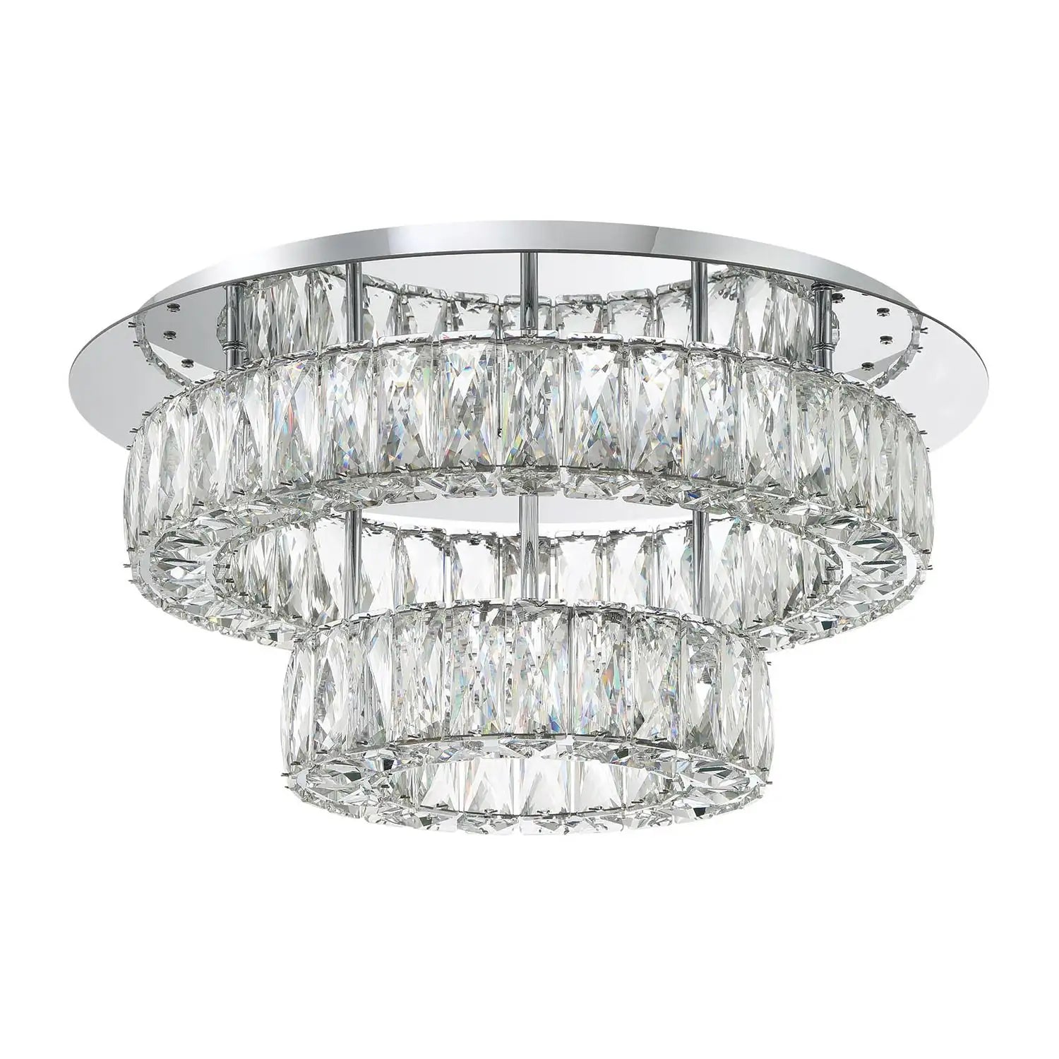 CRYSTORAMA, KINSLEY INTEGRATED LED FLUSH MOUNT, FLUSH MOUNT CEILING LIGHTS