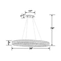 CRYSTORAMA, KINSLEY INTEGRATED LED CHANDELIER, CHANDELIER LIGHT