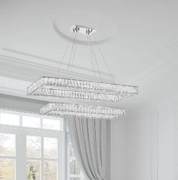 CRYSTORAMA, KINSLEY INTEGRATED LED CHANDELIER, CHANDELIER LIGHT