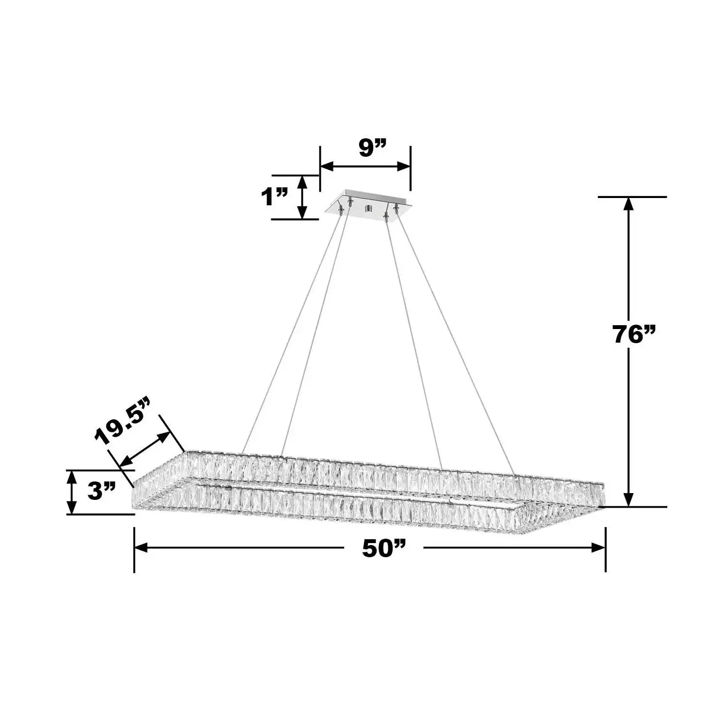 CRYSTORAMA, KINSLEY INTEGRATED LED CHANDELIER, CHANDELIER LIGHT