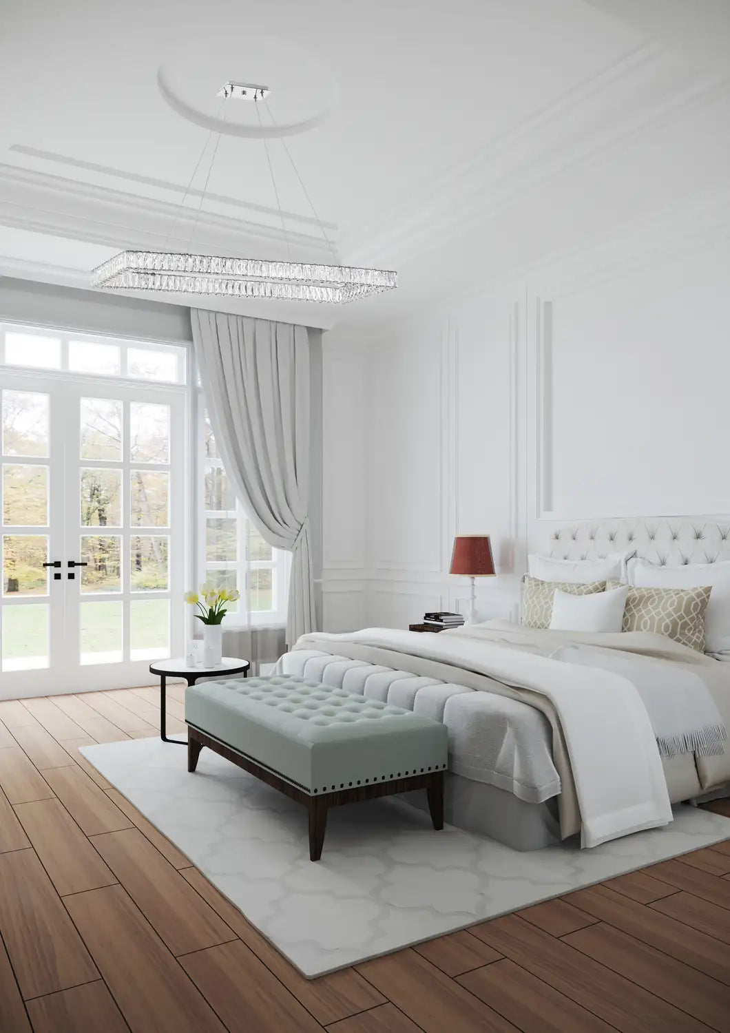 CRYSTORAMA, KINSLEY INTEGRATED LED CHANDELIER, CHANDELIER LIGHT