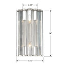 CRYSTORAMA, LIBBY LANGDON ELLIOT SCONCE, WALL SCONCES