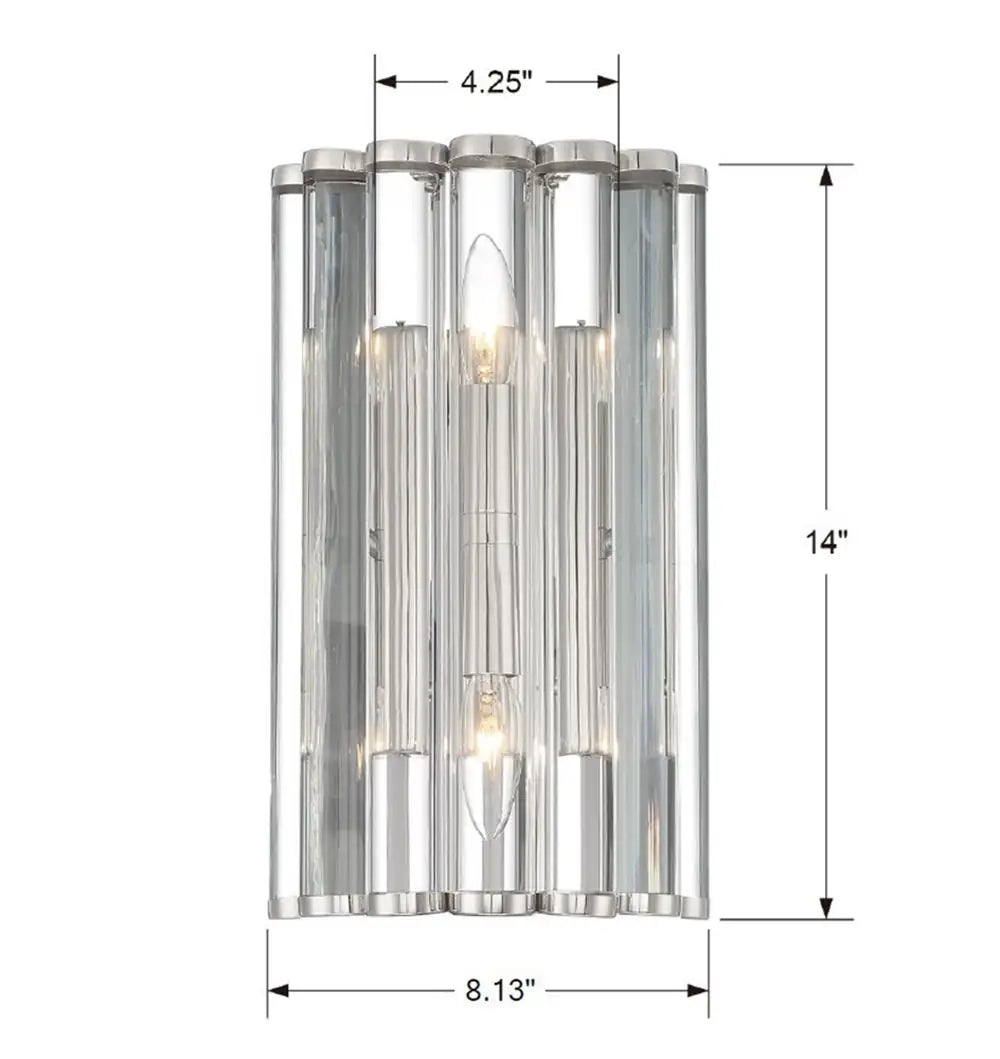 CRYSTORAMA, LIBBY LANGDON ELLIOT SCONCE, WALL SCONCES