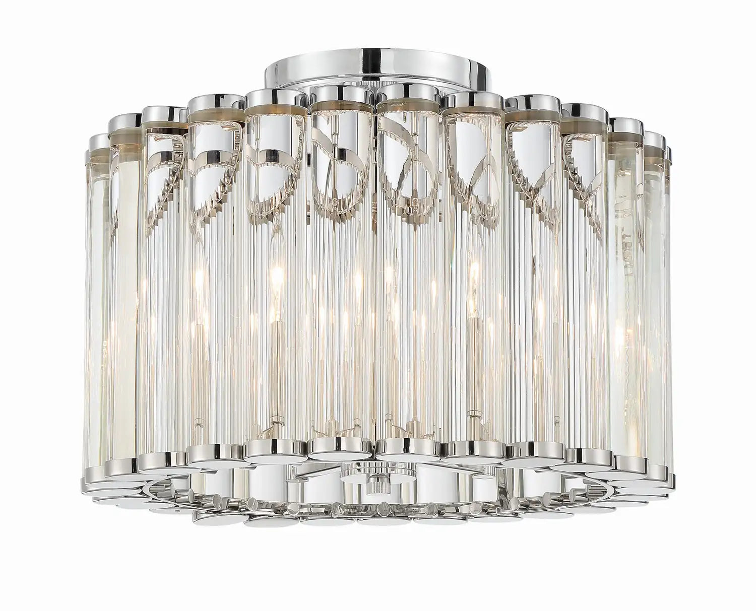 CRYSTORAMA, LIBBY LANGDON ELLIOT SEMI FLUSH MOUNT, FLUSH MOUNT CEILING LIGHTS