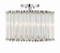 CRYSTORAMA, LIBBY LANGDON ELLIOT SEMI FLUSH MOUNT, FLUSH MOUNT CEILING LIGHTS