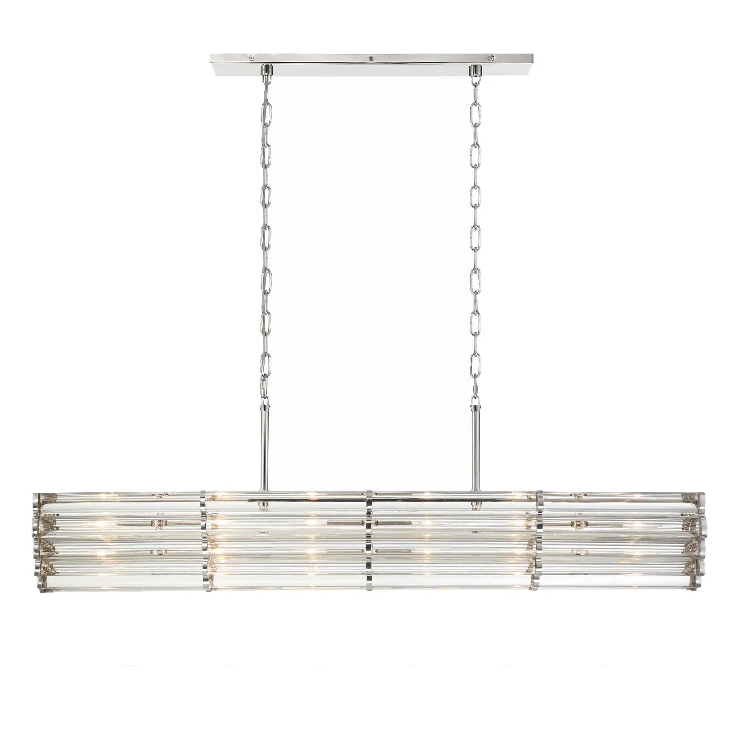 CRYSTORAMA, LIBBY LANGDON ELLIOT LINEAR CHANDELIER, CHANDELIER LIGHT