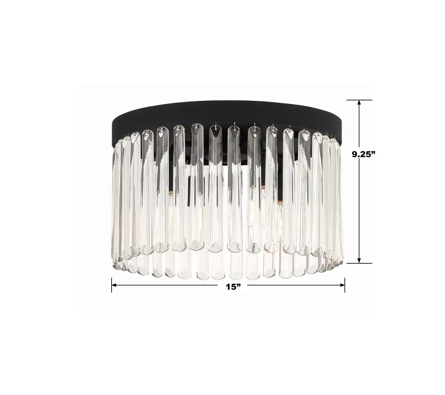 CRYSTORAMA, EMORY FLUSH MOUNT, FLUSH MOUNT CEILING LIGHTS