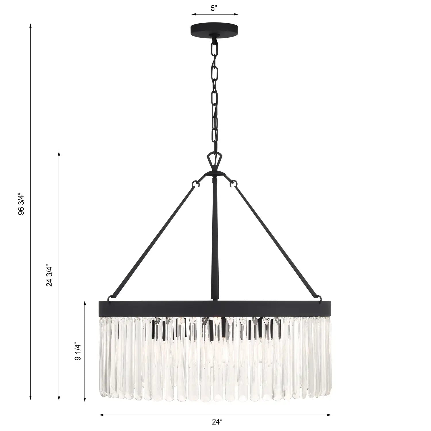 CRYSTORAMA, EMORY CHANDELIER, CHANDELIER LIGHT