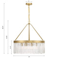 CRYSTORAMA, EMORY MODERN CHANDELIER, CHANDELIER LIGHT