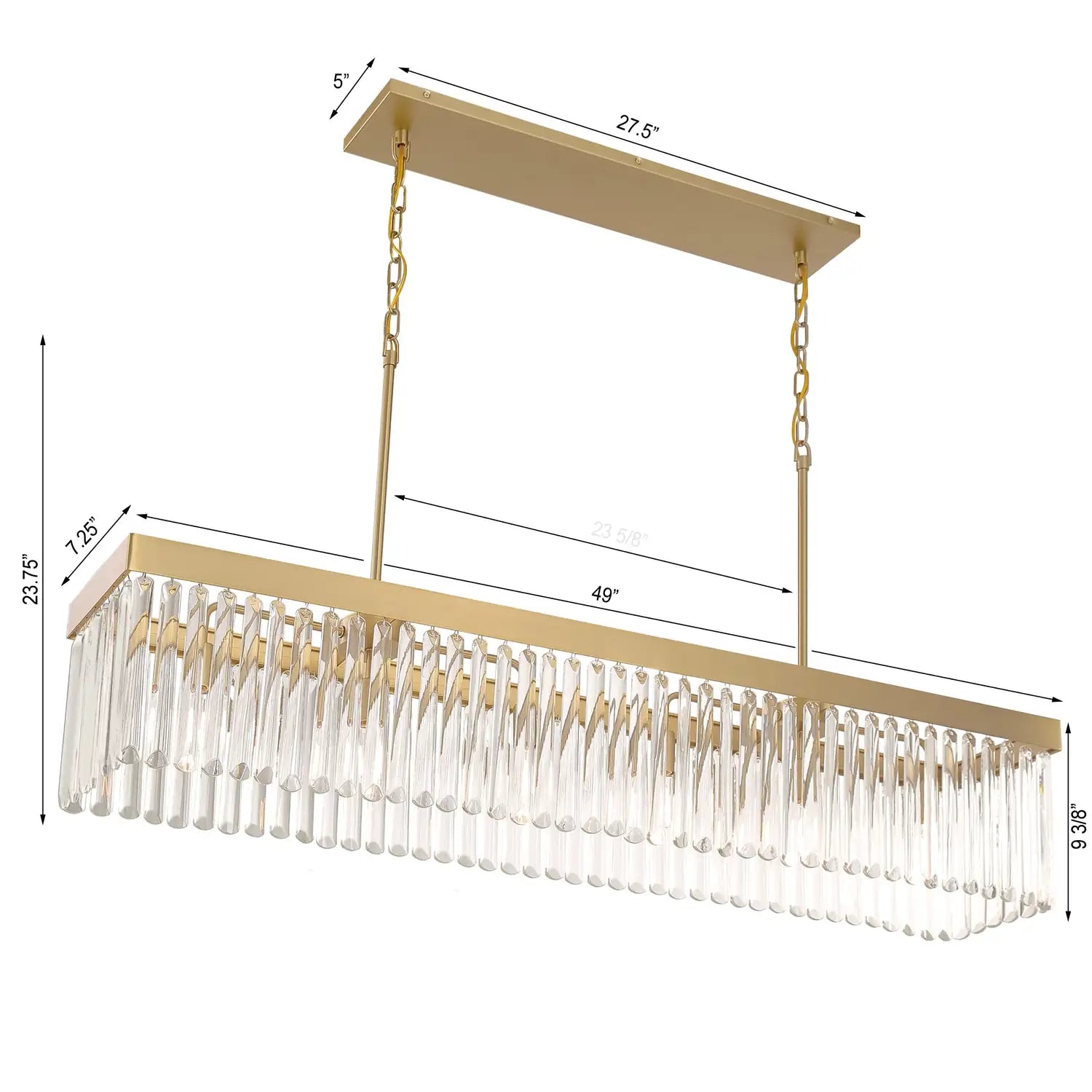CRYSTORAMA, EMORY MODERN LINEAR CHANDELIER, CHANDELIER LIGHT