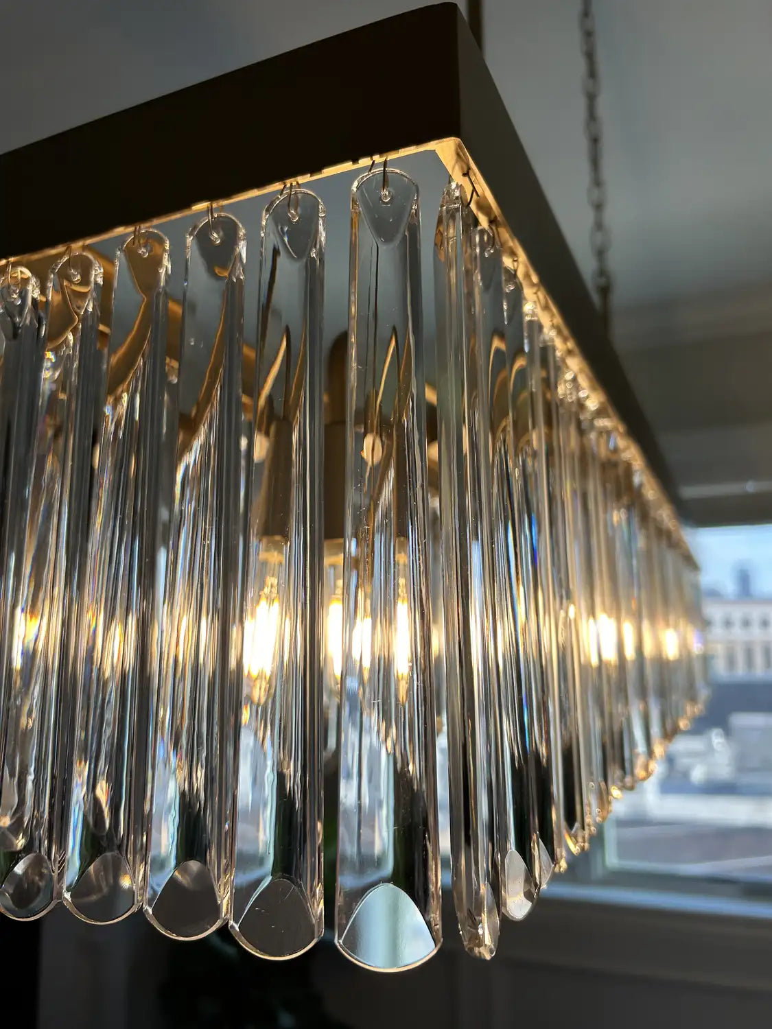 CRYSTORAMA, EMORY MODERN LINEAR CHANDELIER, CHANDELIER LIGHT