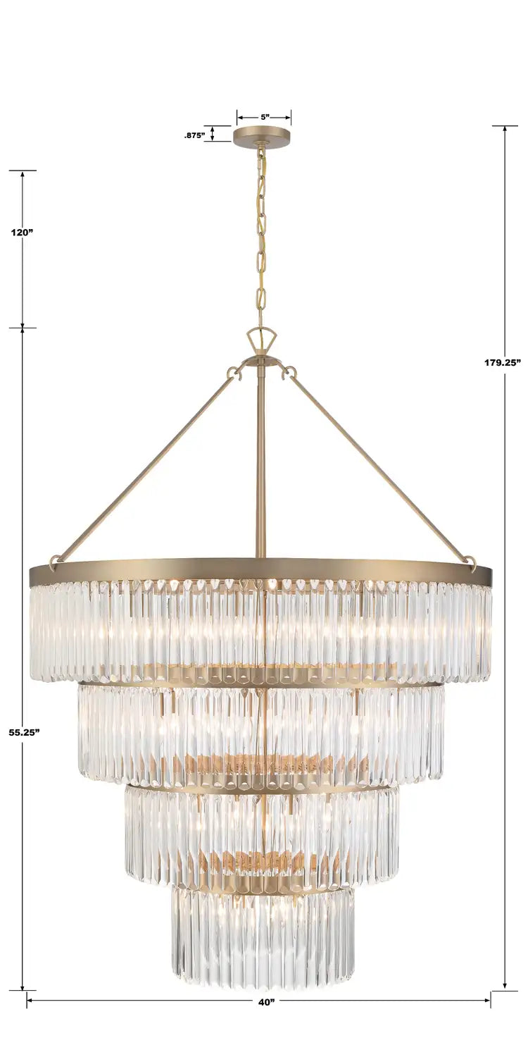 CRYSTORAMA, EMORY MODERN CHANDELIER, CHANDELIER LIGHT