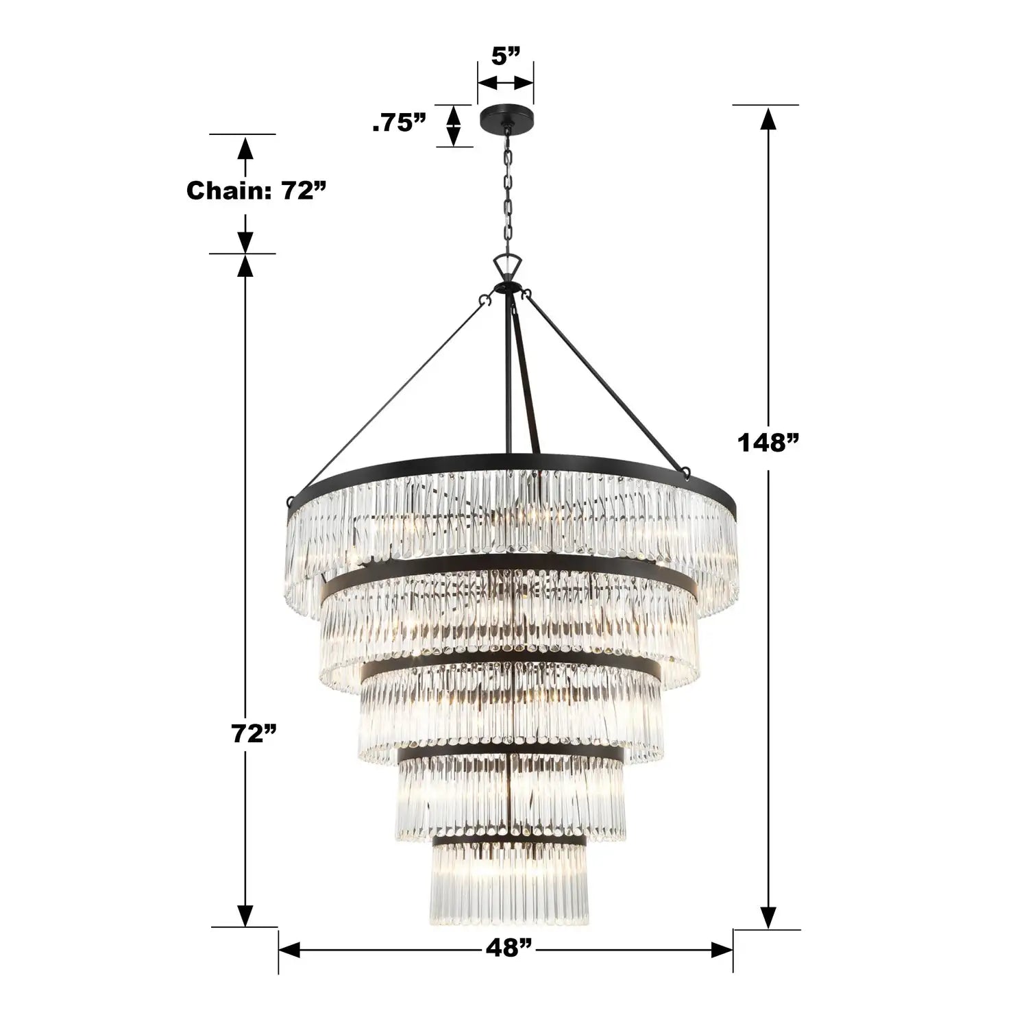 CRYSTORAMA, EMORY CHANDELIER, CHANDELIER LIGHT