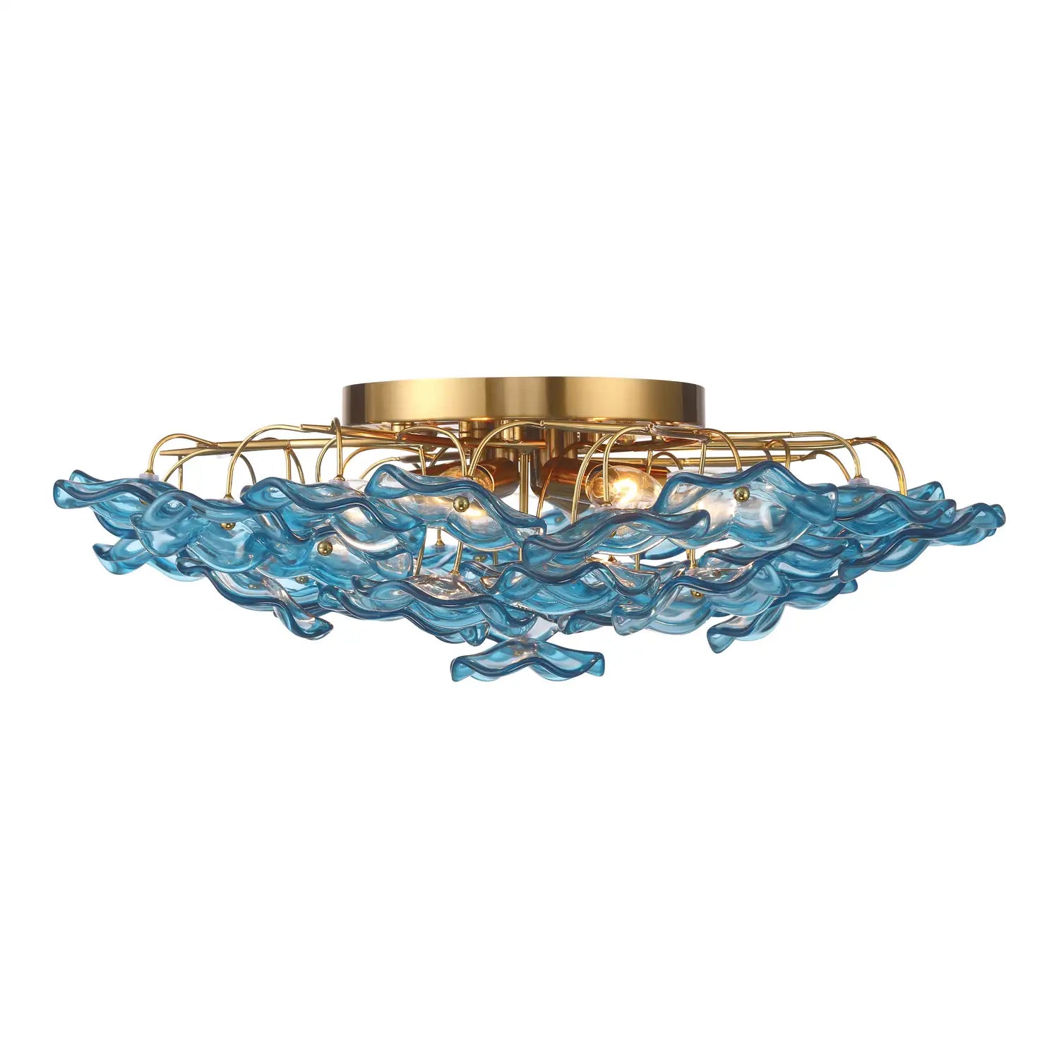 CRYSTORAMA, ESME SEMI FLUSH MOUNT, FLUSH MOUNT CEILING LIGHTS