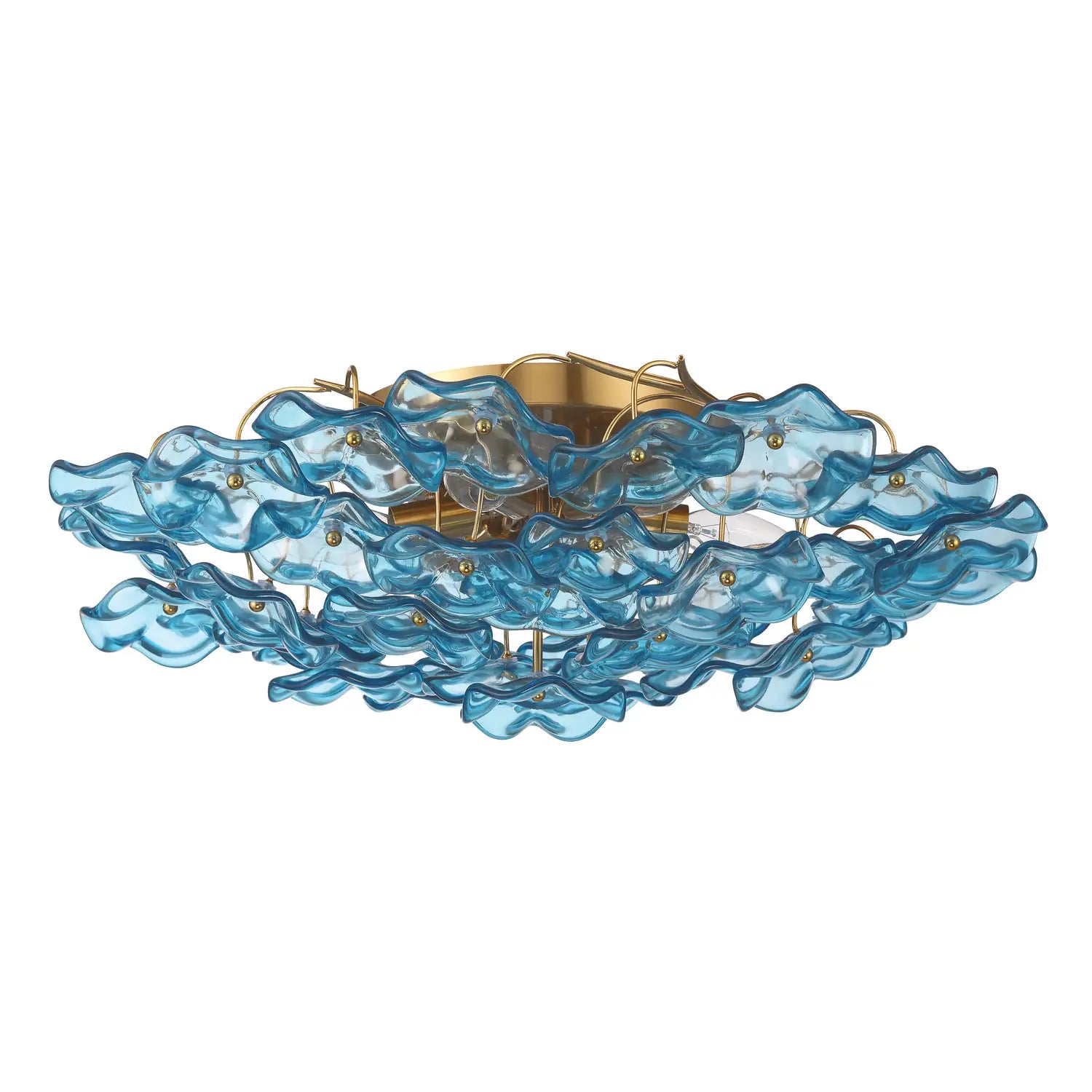 CRYSTORAMA, ESME SEMI FLUSH MOUNT, FLUSH MOUNT CEILING LIGHTS