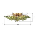 CRYSTORAMA, ESME SEMI FLUSH MOUNT, FLUSH MOUNT CEILING LIGHTS